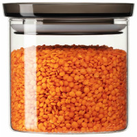 Банка для хранения ARDESTO Fresh, 500мл, стекло, пластик, прозрачный