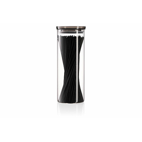 Банка для зберігання ARDESTO Fresh, 1600мл, скло, пластик, прозорий