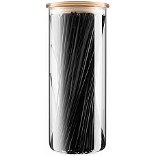 Банка для зберігання ARDESTO Fresh 1600мл, скло, пластик, прозорий