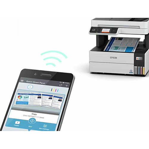 МФУ ink color A4 Epson EcoTank L6490 37_23 ppm Fax ADF Duplex USB Ethernet Wi-Fi 4 ink Pigment
