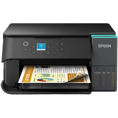 БФП ink color A4 Epson EcoTank L4360 33_20 ppm Duplex USB Wi-Fi 4 inks Black Pigment