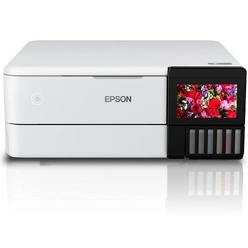 МФУ ink color A4 Epson EcoTank L8160 32_32 ppm Duplex USB Ethernet Wi-Fi 6 inks Black Pigment