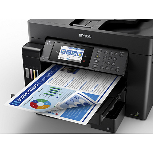 БФП ink color A3 Epson EcoTank L15160 32_32 ppm Fax DADF Duplex USB Ethernet Wi-Fi 4 inks Pigment