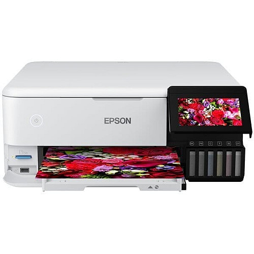МФУ ink color A4 Epson EcoTank L8160 32_32 ppm Duplex USB Ethernet Wi-Fi 6 inks Black Pigment