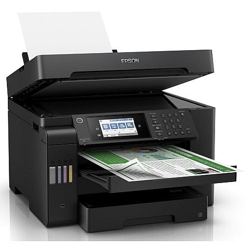 МФУ ink color A3 Epson EcoTank L15150 32_22 ppm Fax DADF Duplex USB Ethernet Wi-Fi 4 ink Pigment
