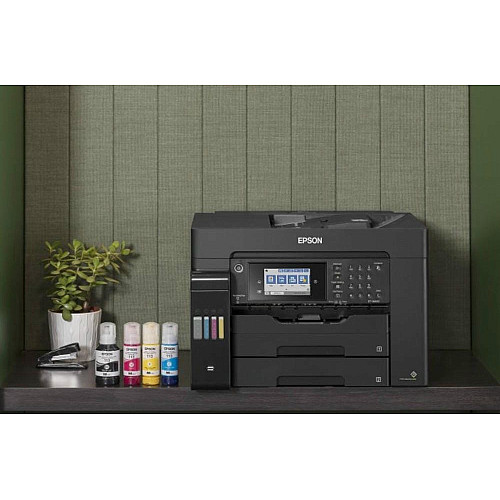 МФУ ink color A3 Epson EcoTank L15150 32_22 ppm Fax DADF Duplex USB Ethernet Wi-Fi 4 ink Pigment
