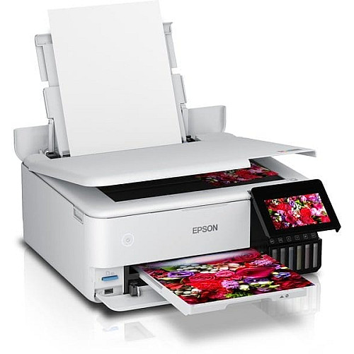МФУ ink color A4 Epson EcoTank L8160 32_32 ppm Duplex USB Ethernet Wi-Fi 6 inks Black Pigment