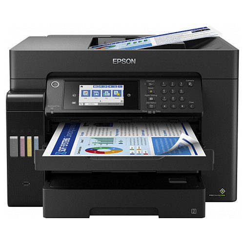 БФП ink color A3 Epson EcoTank L15160 32_32 ppm Fax DADF Duplex USB Ethernet Wi-Fi 4 inks Pigment