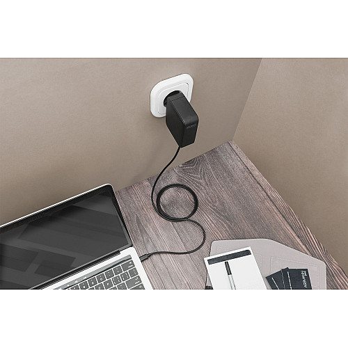 Зарядний пристрій DIGITUS notebook USB-C, 100W GaN
