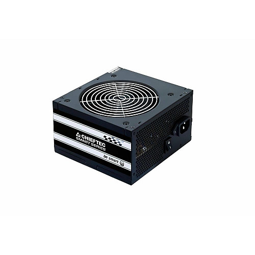 Блок питания CHIEFTEC Smart (600W), >85%, 120мм, 1xMB 24pin(20+4), 1xCPU 8pin(4+4), 2xMolex, 4xSATA, 2xPCIe 8pin(6+2)