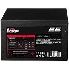 Блок живлення 2E Basic Power  (400W), >80%, 120мм, 1xMB 24pin(20+4), 1xCPU 8pin(4+4), 3xMolex, 4xSATA, 1xPCIe 8pin(6+2)