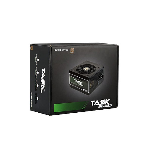 Блок питания CHIEFTEC Task (700W), >85%, 80+ Bronze, 120мм, 1xMB 24pin(20+4), 1xCPU 8pin(4+4), 3xMolex, 6xSATA, 2xPCIe 8pin(6+2)