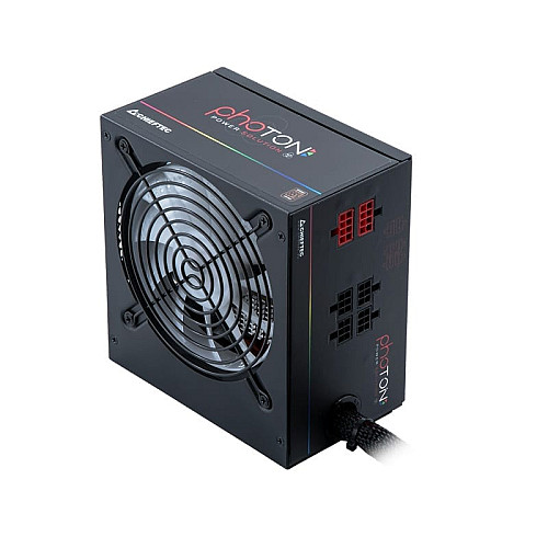 Блок питания CHIEFTEC Photon (750W), >85%, 120мм, 1xMB 24pin(20+4), 1xCPU 8pin(4+4), 4xMolex, 6xSATA, 4xPCIe 8pin(6+2), Modular