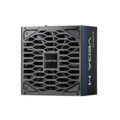Блок питания CHIEFTEC Vega M (1000W), >90%, 80+ Gold, 135мм FDB, 1xMB 24pin(20+4), 2xCPU 8pin(4+4), 3xMolex, 6xSATA, 4xPCIe 8pin(6+2), 1xP