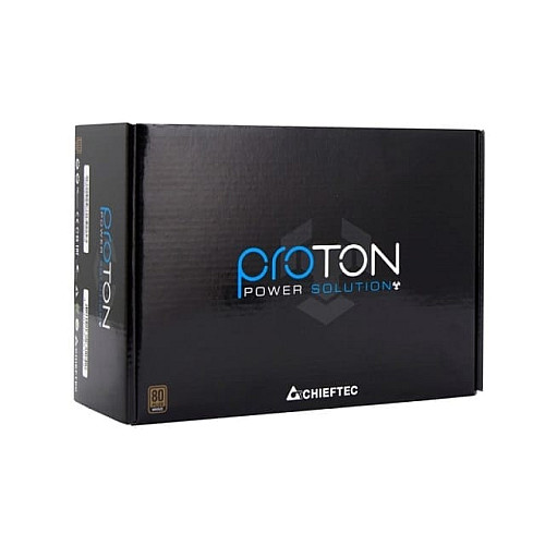 Блок питания CHIEFTEC Proton (600W), >85%, 80+ Bronze, 120мм, 1xMB 24pin(20+4), 1xCPU 8pin(4+4), 3xMolex, 6xSATA, 2xPCIe 8pin(6+2)