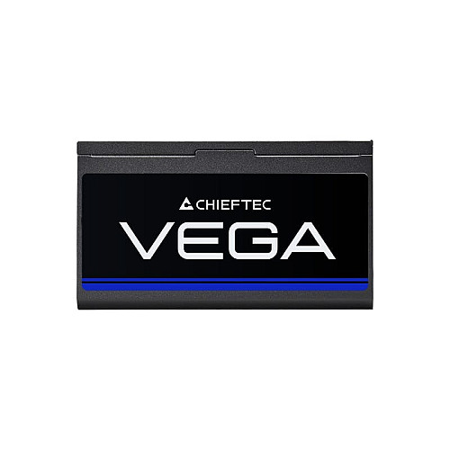 Блок питания CHIEFTEC Vega (750W), >90%, 80+ Gold, 135мм FDB, 1xMB 24pin(20+4), 2xCPU 8pin(4+4), 3xMolex, 6xSATA, 4xPCIe 8pin(6+2), 1xPCI