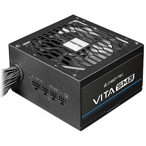 Блок питания CHIEFTEC Vita SM3 (850W), >85%, 80+ Bronze, 120мм, 1xMB 24pin(20+4), 2xCPU 8pin(4+4), 3xMolex, 6xSATA, 4xPCIe 8pin(6+2), 1x