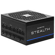 Блок живлення CHIEFTEC Stealth (1200W), >92%, 80+ Platinum, 135мм FDB, 1xMB 24pin(20+4), 2xCPU 8pin(4+4), 2xMolex, 10xSATA, 3xPCIe 8pin(6+2), 2xPCIe GEN5 16pin, Fully Modular