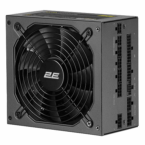Блок живлення 2E GAMING Extra Power Pro ATX3.1 GEN5.0  (850W), >90%, 80+ Gold, 140мм, 1xMB 24pin(20+4), 2xCPU 8pin(4+4), 3xMolex, 6xSATA, 4xPCIe 8pin(6+2), 1xPCIe GEN5 16pin, Full Modular