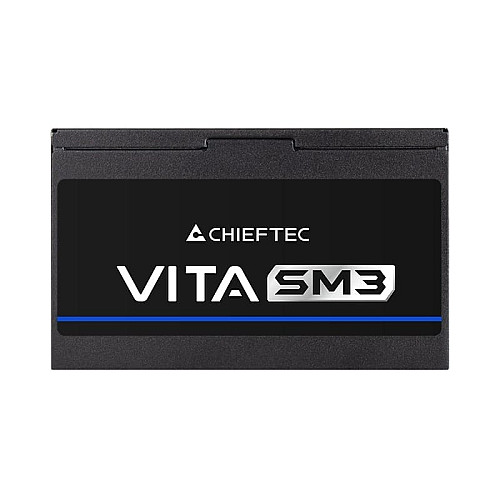 Блок питания CHIEFTEC Vita SM3 (650W), >85%, 80+ Bronze, 120мм, 1xMB 24pin(20+4), 2xCPU 8pin(4+4), 3xMolex, 6xSATA, 2xPCIe 8pin(6+2), 1x