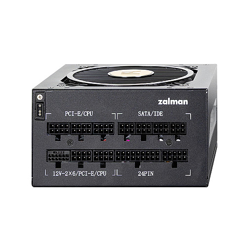 Блок живленняZalman Teramax 2 View  (1000W) 99%, 80+ Gold, 120мм, 1xMB 24pin(18+10), 2xCPU(4+4 pin), 3xMolex, 12xSATA, 4xPCIe 8pin(6+2), 1xPCIe GEN5 16pin, 1x +5V ARGB cable, Fully Modular