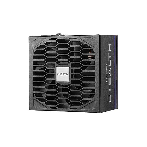 Блок питания CHIEFTEC Stealth (1000W), >92%, 80+ Platinum, 135мм FDB, 1xMB 24pin(20+4), 2xCPU 8pin(4+4), 2xMolex, 10xSATA, 3xPCIe 8pin(6+2), 1