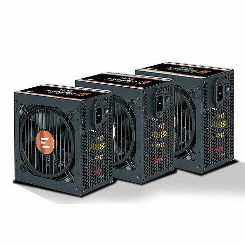Блок питания Zalman Gigamax 3 (750W), 88%, 80+ Bronze, 120мм, 1xMB 24pin(20+4), 2xCPU (8pin(4+4)+8pin), 3xMolex, 6xSATA, 4xPCIe 8pin(6+2)
