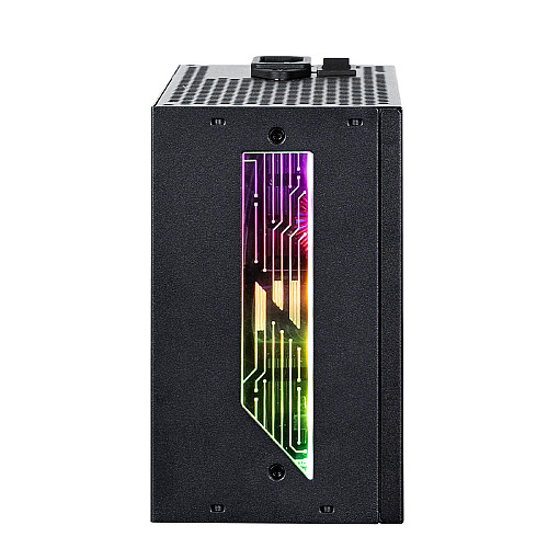 Блок живленняZalman Teramax 2 View  (1000W) 99%, 80+ Gold, 120мм, 1xMB 24pin(18+10), 2xCPU(4+4 pin), 3xMolex, 12xSATA, 4xPCIe 8pin(6+2), 1xPCIe GEN5 16pin, 1x +5V ARGB cable, Fully Modular