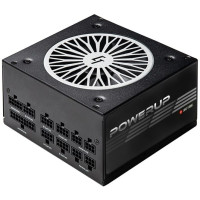 Блок питания CHIEFTEC PowerUP (850W), >90%, 80+ Gold, 120мм, 1xMB 24pin(20+4), 2xCPU 8pin(4+4), 3xMolex, 9xSATA, 6xPCIe 8pin(6+2), Fully Modular