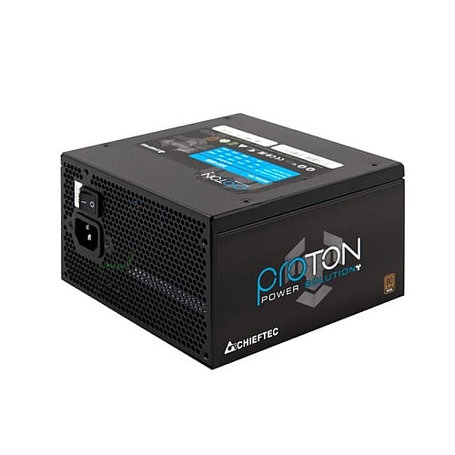 Блок питания CHIEFTEC Proton (600W), >85%, 80+ Bronze, 120мм, 1xMB 24pin(20+4), 1xCPU 8pin(4+4), 3xMolex, 6xSATA, 2xPCIe 8pin(6+2)