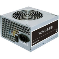 Блок питания CHIEFTEC Value (400W), >80%, 80+ White(230V Only), 120мм, 1xMB 24pin(20+4), 1xCPU 8pin(4+4), 2xMolex, 3xSATA, 1xPCIe 8pin(6+2)