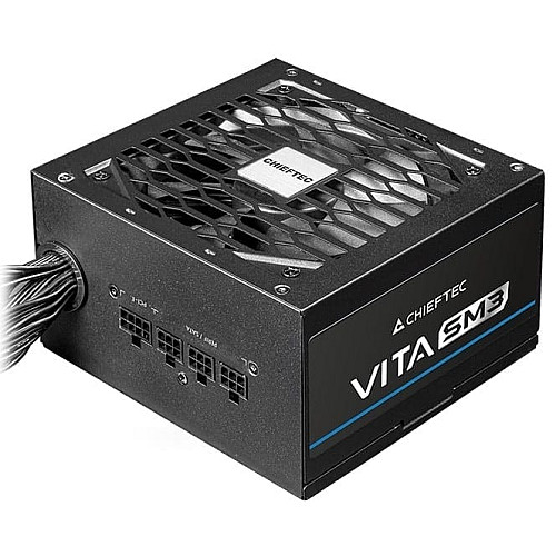 Блок питания CHIEFTEC Vita SM3 (650W), >85%, 80+ Bronze, 120мм, 1xMB 24pin(20+4), 2xCPU 8pin(4+4), 3xMolex, 6xSATA, 2xPCIe 8pin(6+2), 1x