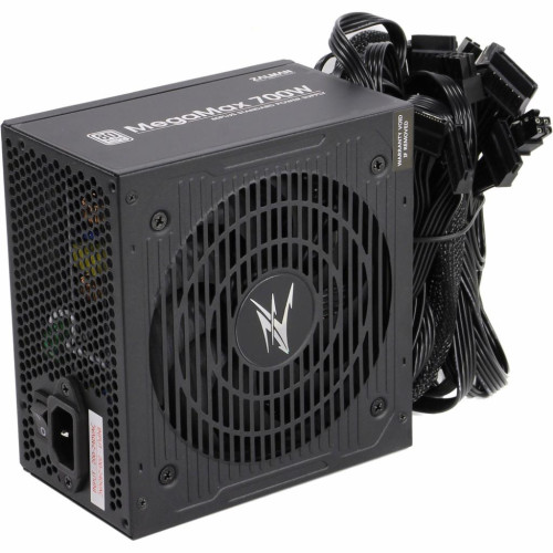 Блок живлення  Zalman Megamax  (700W), 83%, 80+ White, 120мм, 1xMB 24pin(20+4), 2xCPU (8pin+(4+4)pin) 4xMolex, 6xSATA, 4xPCIe 8pin(6+2)