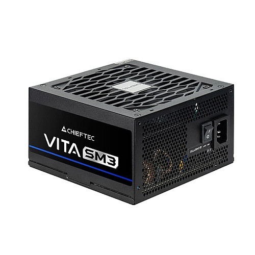 Блок питания CHIEFTEC Vita SM3 (650W), >85%, 80+ Bronze, 120мм, 1xMB 24pin(20+4), 2xCPU 8pin(4+4), 3xMolex, 6xSATA, 2xPCIe 8pin(6+2), 1x