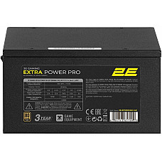 Блок живлення  2E GAMING Extra Power Pro ATX3.1 GEN5.0  (1200W), >90%, 80+ Gold, 140мм, 1xMB 24pin(20+4), 2xCPU 8pin(4+4), 3xMolex, 9xSATA, 6xPCIe 8pin(6+2), 1xPCIe GEN5 16pin, Full Modular