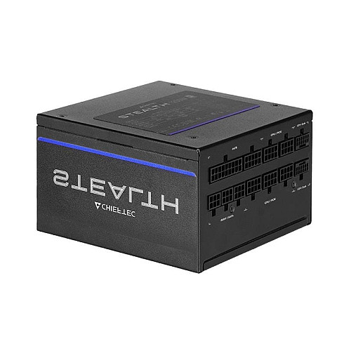 Блок питания CHIEFTEC Stealth (1200W), >92%, 80+ Platinum, 135мм FDB, 1xMB 24pin(20+4), 2xCPU 8pin(4+4), 2xMolex, 10xSATA, 3xPCIe 8pin(6+2), 2