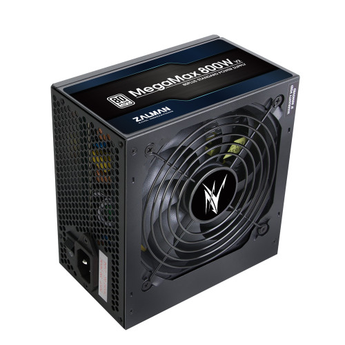 Блок живлення  Zalman Megamax  (800W), 83%, 80+ White, 120мм, 1xMB 24pin(20+4), 2xCPU (8pin+(4+4)pin) 4xMolex, 8xSATA, 4xPCIe 8pin(6+2)
