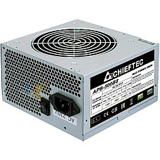 Блок живлення CHIEFTEC Value  (500W), >80%, 80+ White(230V Only), 120мм, 1xMB 24pin(20+4), 1xCPU 8pin(4+4), 2xMolex, 3xSATA, 1xPCIe 8pin(6+2), Bulk