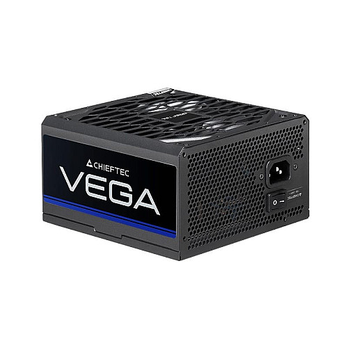 Блок питания CHIEFTEC Vega (750W), >90%, 80+ Gold, 135мм FDB, 1xMB 24pin(20+4), 2xCPU 8pin(4+4), 3xMolex, 6xSATA, 4xPCIe 8pin(6+2), 1xPCI