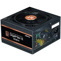 Блок питания Zalman Gigamax 3 (850W), 88%, 80+ Bronze, 120мм, 1xMB 24pin(20+4), 2xCPU (8pin(4+4)+8pin), 3xMolex, 6xSATA, 4xPCIe 8pin(6+2)