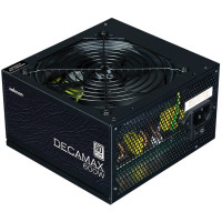 Блок питания Zalman Decamax (600W) 85%, 80 Plus, 120мм, 1xMB 24pin(20+4), 1xCPU 8pin(4+4), 3xMolex, 6xSATA, 2xPCIe 8pin(6+2)