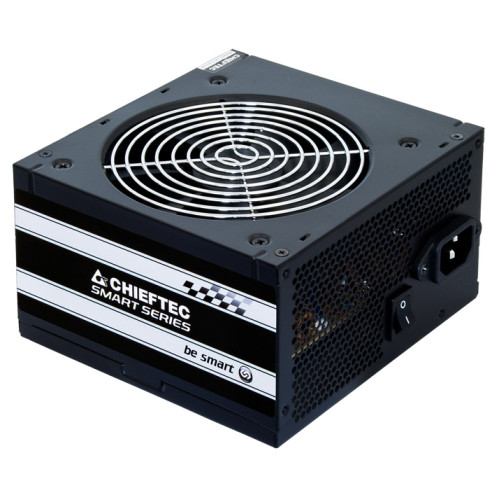 Блок живлення CHIEFTEC Smart  (550W), >85%, 120мм, 1xMB 24pin(20+4), 1xCPU 8pin(4+4), 2xMolex, 4xSATA, 2xPCIe 8pin(6+2)