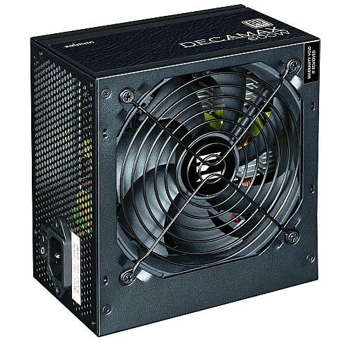 Блок питания Zalman Decamax (600W) 85%, 80 Plus, 120мм, 1xMB 24pin(20+4), 1xCPU 8pin(4+4), 3xMolex, 6xSATA, 2xPCIe 8pin(6+2)