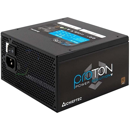 Блок питания CHIEFTEC Proton (500W), >85%, 80+ Bronze, 120мм, 1xMB 24pin(20+4), 1xCPU 8pin(4+4), 3xMolex, 6xSATA, 2xPCIe 8pin(6+2)