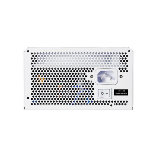Блок живлення CHIEFTEC Vega M  (750W), >90%, 80+ Gold, 135мм FDB, 1xMB 24pin(20+4), 2xCPU 8pin(4+4), 3xMolex, 6xSATA, 4xPCIe 8pin(6+2), 1xPCIe GEN5 16pin, Fully Modular, White