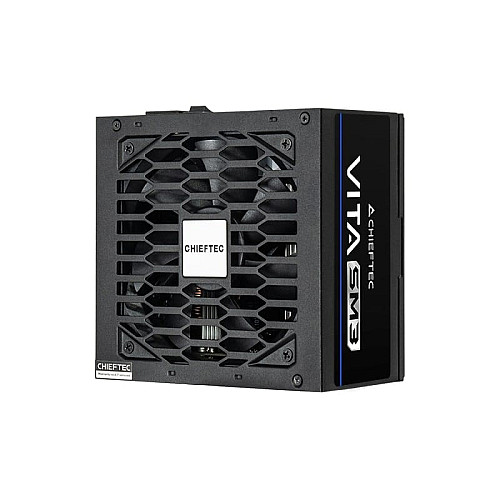 Блок питания CHIEFTEC Vita SM3 (850W), >85%, 80+ Bronze, 120мм, 1xMB 24pin(20+4), 2xCPU 8pin(4+4), 3xMolex, 6xSATA, 4xPCIe 8pin(6+2), 1x