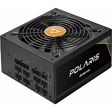 Блок живлення CHIEFTEC Polaris 3.0 (1250W), >90%, 80+ Gold, 135мм FDB, 1xMB 24pin(20+4), 2xCPU 8pin(4+4), 4xMolex, 12xSATA, 4xPCIe 8pin(6+2), 1xPCIe GEN5 16pin, Fully Modular
