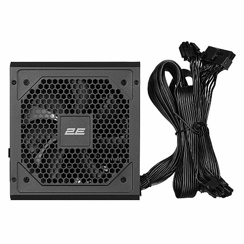 Блок питания 2E GAMING Solid Power (650W), >85%, 80+ Bronze, 120мм, 1xMB 24pin(20+4), 2xCPU 8pin(4+4), 3xMolex, 6xSATA, 4xPCIe 8pin(6+2), Semi Mod
