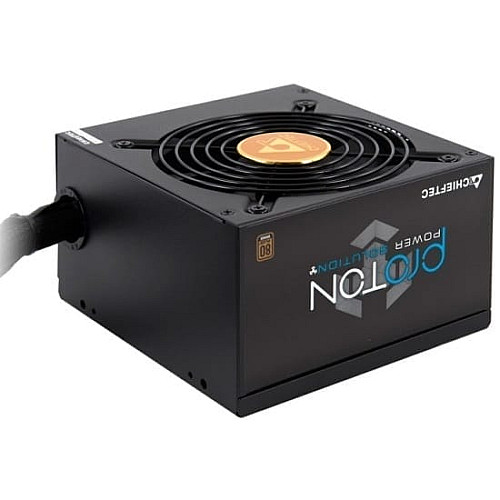 Блок питания CHIEFTEC Proton (600W), >85%, 80+ Bronze, 120мм, 1xMB 24pin(20+4), 1xCPU 8pin(4+4), 3xMolex, 6xSATA, 2xPCIe 8pin(6+2)