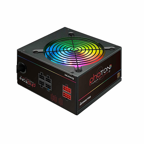 Блок питания CHIEFTEC Photon (750W), >85%, 120мм, 1xMB 24pin(20+4), 1xCPU 8pin(4+4), 4xMolex, 6xSATA, 4xPCIe 8pin(6+2), Modular